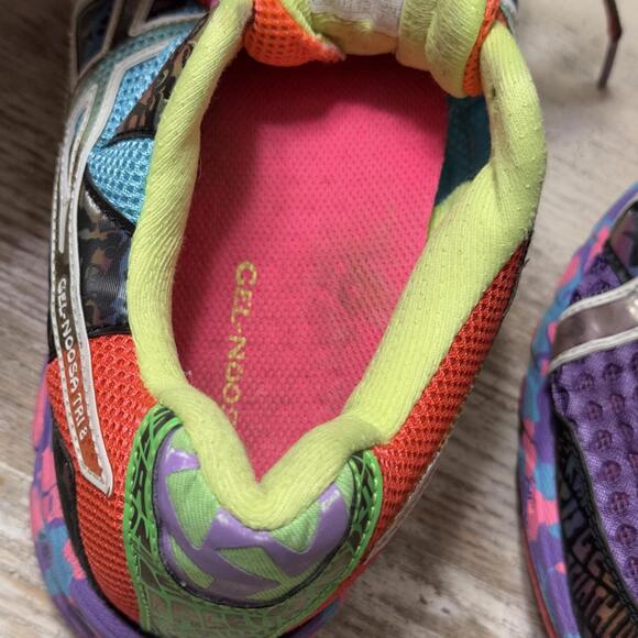 Colorful Rainbow ASICS GEL-NOOSA TRI 8 Running Trail Athletic Sneakers Size 8.5 - Picture 5 of 6